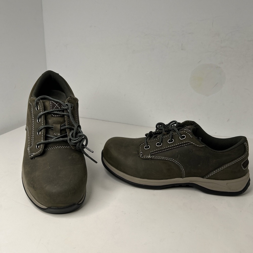RED WING Women's‎ ComfortPro Oxford Work Shoes 2307 Olive Green US 7 D Steel Toe